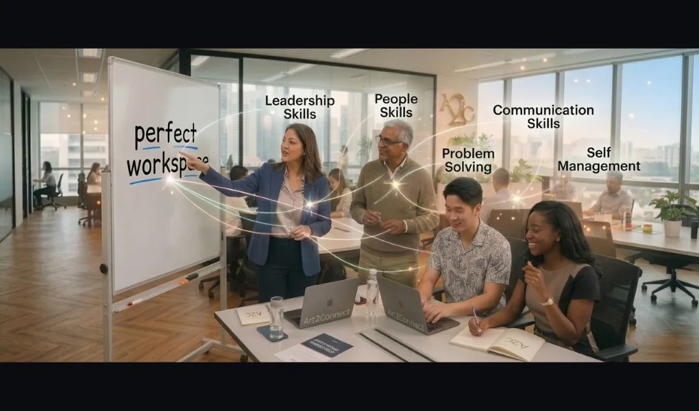 Art2Connect people skills and workplace training program covering leadership, problem solving, and communication skills.